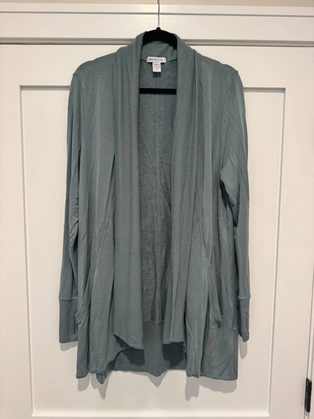 Athleta Pranayama Cardigan - Minimalist Green